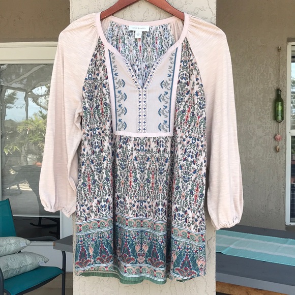 Vintage America Tops - Vintage America, boho top.